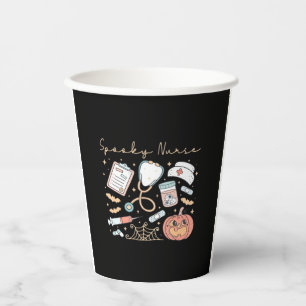 Spooky Nurse Life Oversized T-Shirt Paper Cups