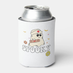 Spooky Nurse Practitioner Cute Halloween Classic T Can Cooler