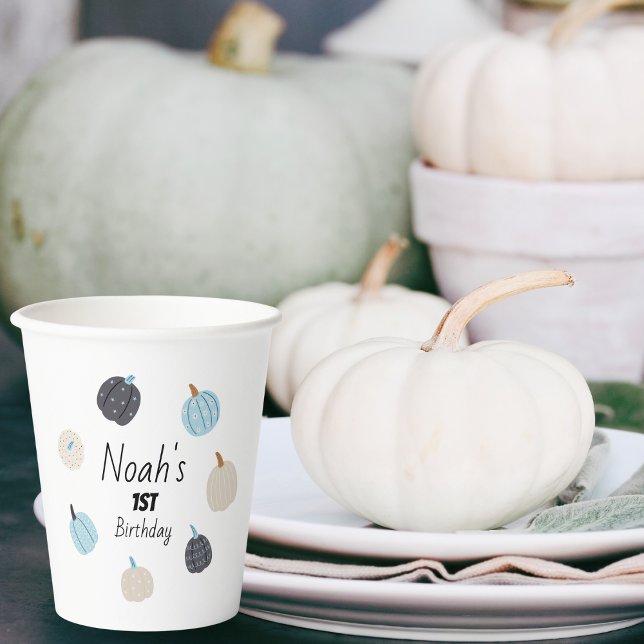 Spooky One | 1st Birthday Cups | Blue Pumpkin (Creator Uploaded)