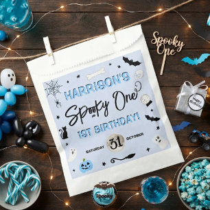 Spooky One! Boys Halloween 1st Birthday Party Favour Bags