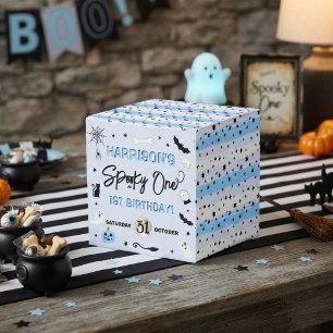 Spooky One! Boys Halloween 1st Birthday Party Favour Box