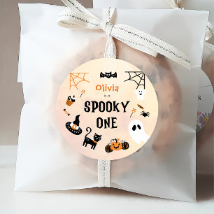 Spooky One Cute Halloween Ghost 1st Birthday Favou Favour Tags
