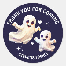 Spooky one  Cute Halloween ghost birthday Thankyou