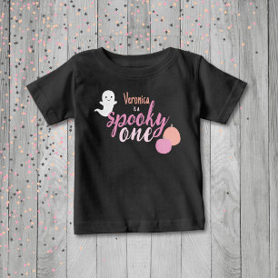 Spooky One Girl's First Birthday Baby T-Shirt