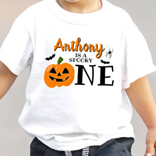 Spooky One Halloween 1st Birthday Baby T-Shirt