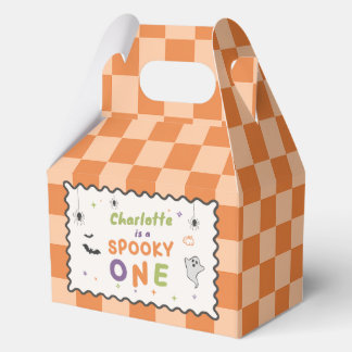 Spooky One Halloween 1st Birthday Favour Boxes