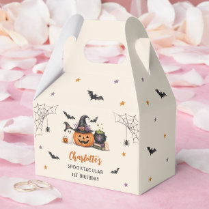 Spooky One Halloween 1st Birthday Girls Ghost Favour Box