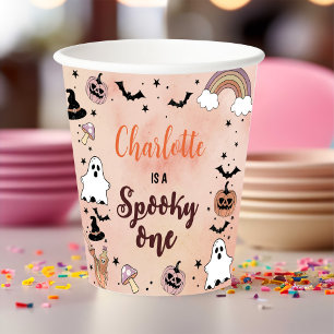 Spooky One Halloween 1st Birthday Party Paper Cups