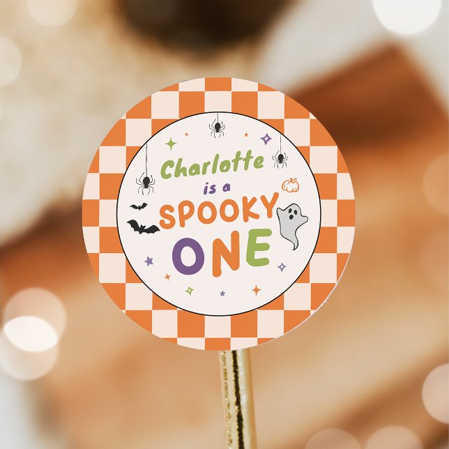 Spooky One Halloween 1st Birthday Sticker (Creator Uploaded)
