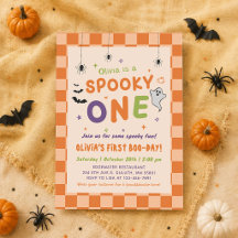 Spooky One Halloween 1st Boo-Day Birthday