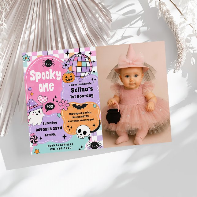 Spooky One Halloween Birthday Invitation (Creator Uploaded)