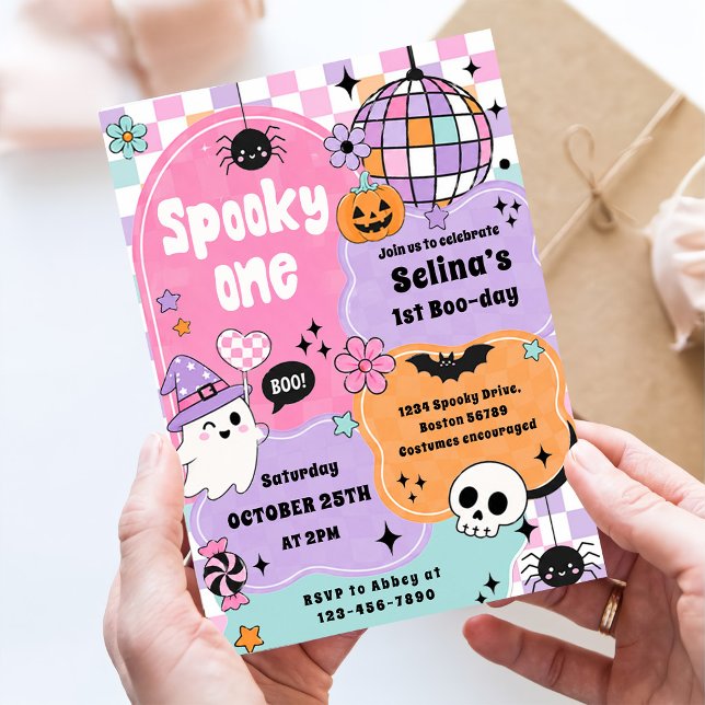 Spooky One Halloween Birthday Invitation (Creator Uploaded)