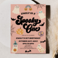 Spooky One Halloween First 1st Birthday Party