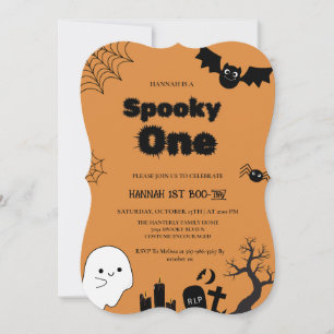 Spooky one Halloween first birthday party