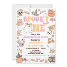 Spooky One Halloween Ghost Invitation