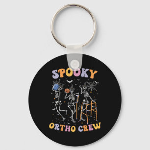 Spooky Ortho Crew Halloween Dancing Orthopaedic Sk Key Ring