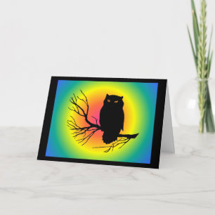 Spooky Owl Card