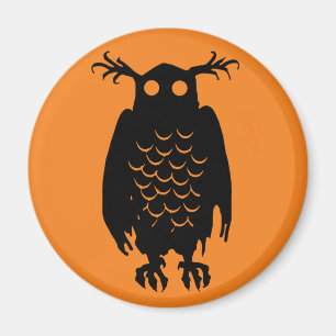 Spooky Owl Magnet