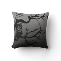 Spooky Owl Pillow