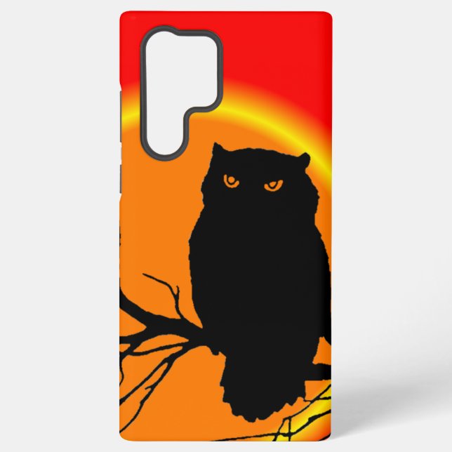 Spooky Owl  Samsung Galaxy S22 Ultra Case (Back)