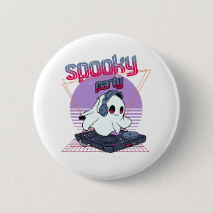 Spooky Party Halloween 6 Cm Round Badge