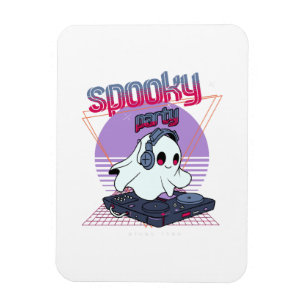 Spooky Party Halloween Magnet