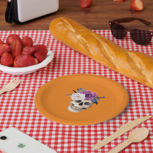 Spooky Party Halloween Paper Plate