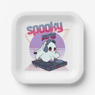 Spooky Party Halloween Paper Plate