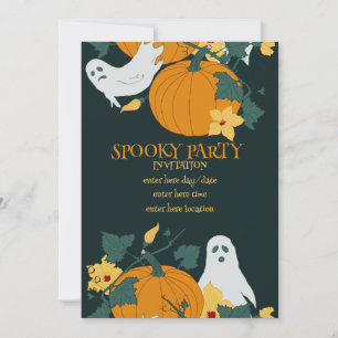 Spooky party invitation