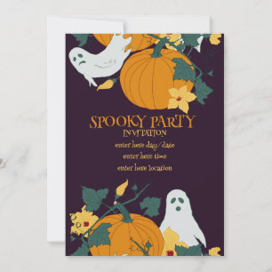 Spooky party invitation