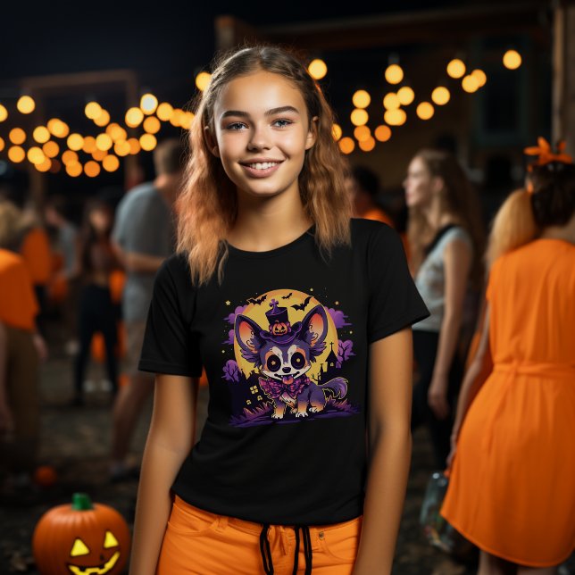 Spooky Paws Halloween Anime Chihuahua T-Shirt (Creator Uploaded)