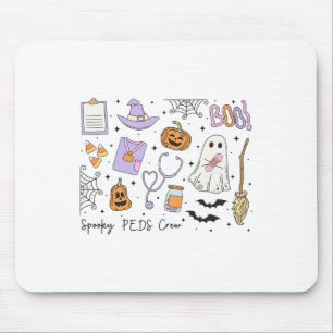Spooky Peds Crew Halloween Pumpkin Paediatrics Hal Mouse Pad