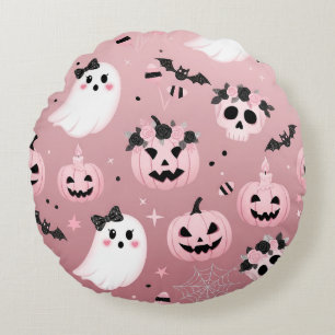 Spooky pink pillow