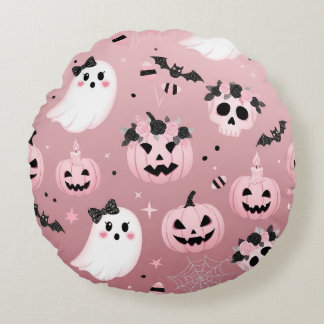 Spooky pink pillow