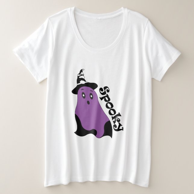 Spooky Plus Size T-Shirt (Design Front)