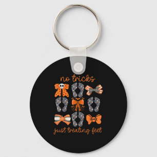 Spooky Podiatry Crew Halloween Podiatrist Coquette Key Ring