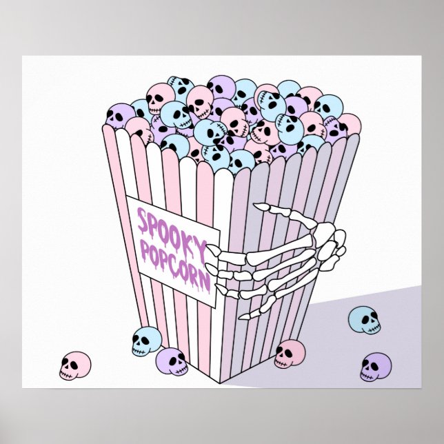 Spooky Popcorn Poster (Front)