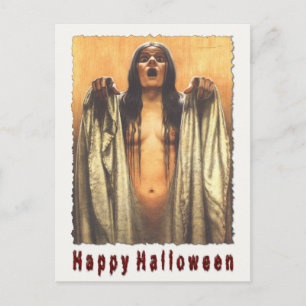 Spooky Postcard For Halloween