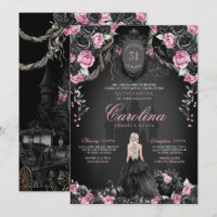 Spooky Princess Gothic Halloween Quinceanera