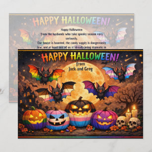 🎃Spooky & Proud Haunted With Pride Invitation