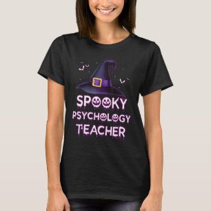 Spooky Psychology Teacher Halloween Costume 2023 T-Shirt