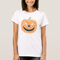 Spooky Pumpkin Dog Cat Paw Print Jack O'Lantern 