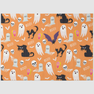 Spooky Pumpkin Halloween Series Design 3 Tissue Paper