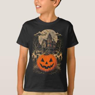 Spooky Pumpkin House T-Shirt