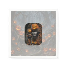 Spooky Pumpkin Monster Bash Halloween Party Paper 