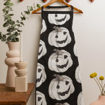 Spooky Pumpkin Pattern | Happy Halloween Apron<br><div class="desc">Spooky Pumpkin Pattern | Happy Halloween</div>