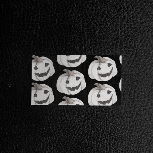 Spooky Pumpkin Pattern   Happy Halloween Business Card