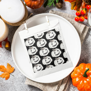 Spooky Pumpkin Pattern   Happy Halloween Favour Bags