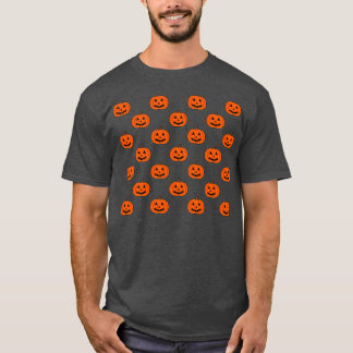 Spooky Pumpkin Pattern T-Shirt