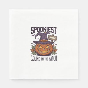 Spooky Pumpkin Shirt Vintage Engraving Halloween T Napkin